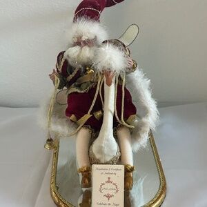 Mark Roberts 12 Days Of Christmas 7 Swans Swimming Santa Riding A Swan Vintage